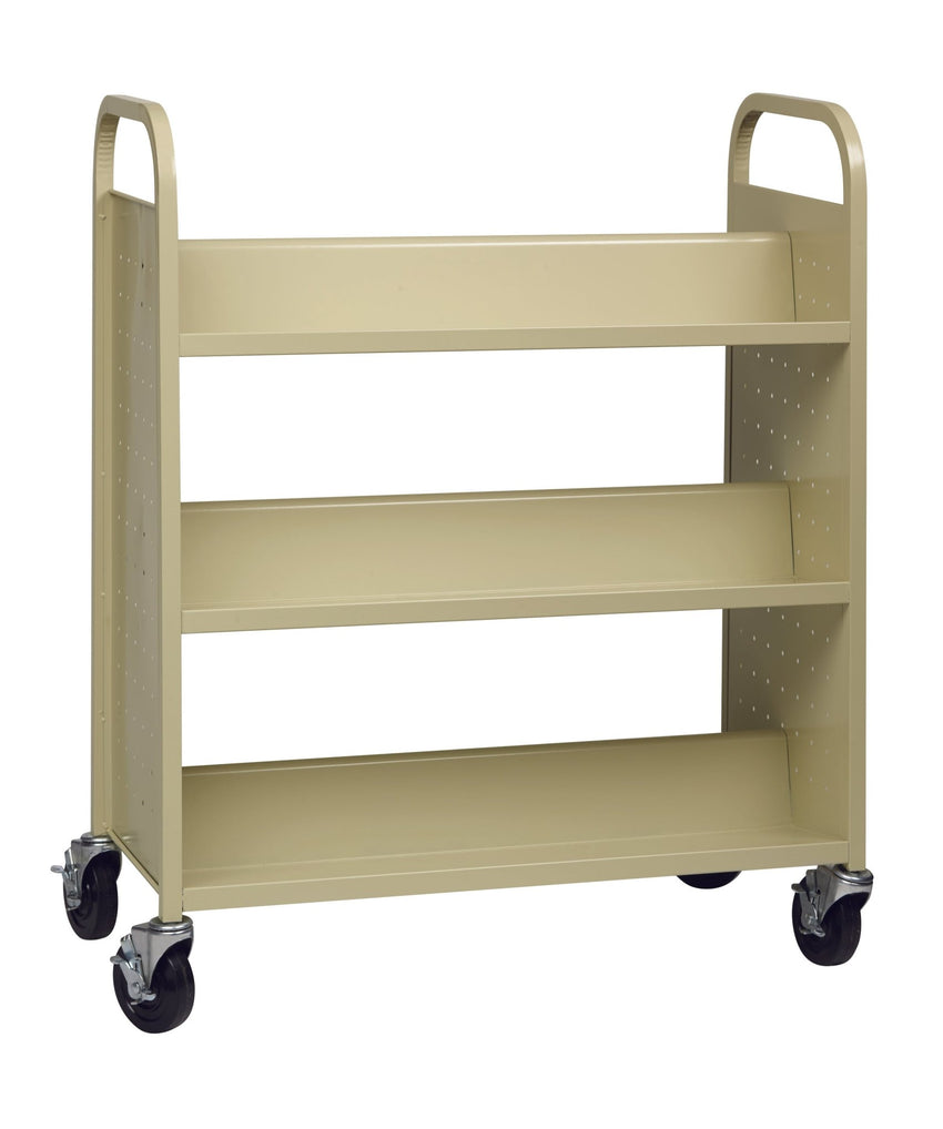 Hirsh Doublesided Mobile Book Cart for Schools SchoolOutlet