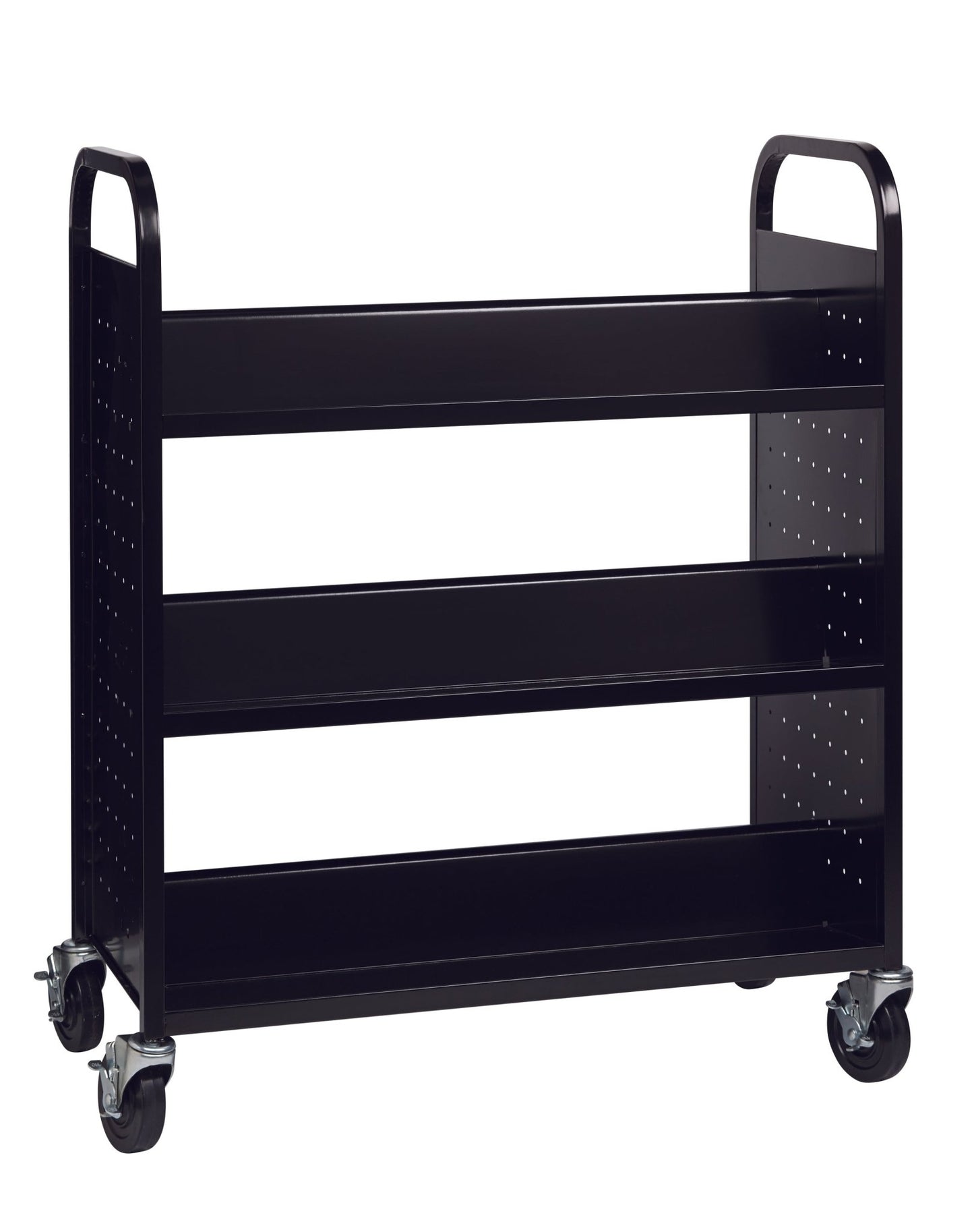 Hirsh Double-sided Mobile Book Cart for Schools - SchoolOutlet