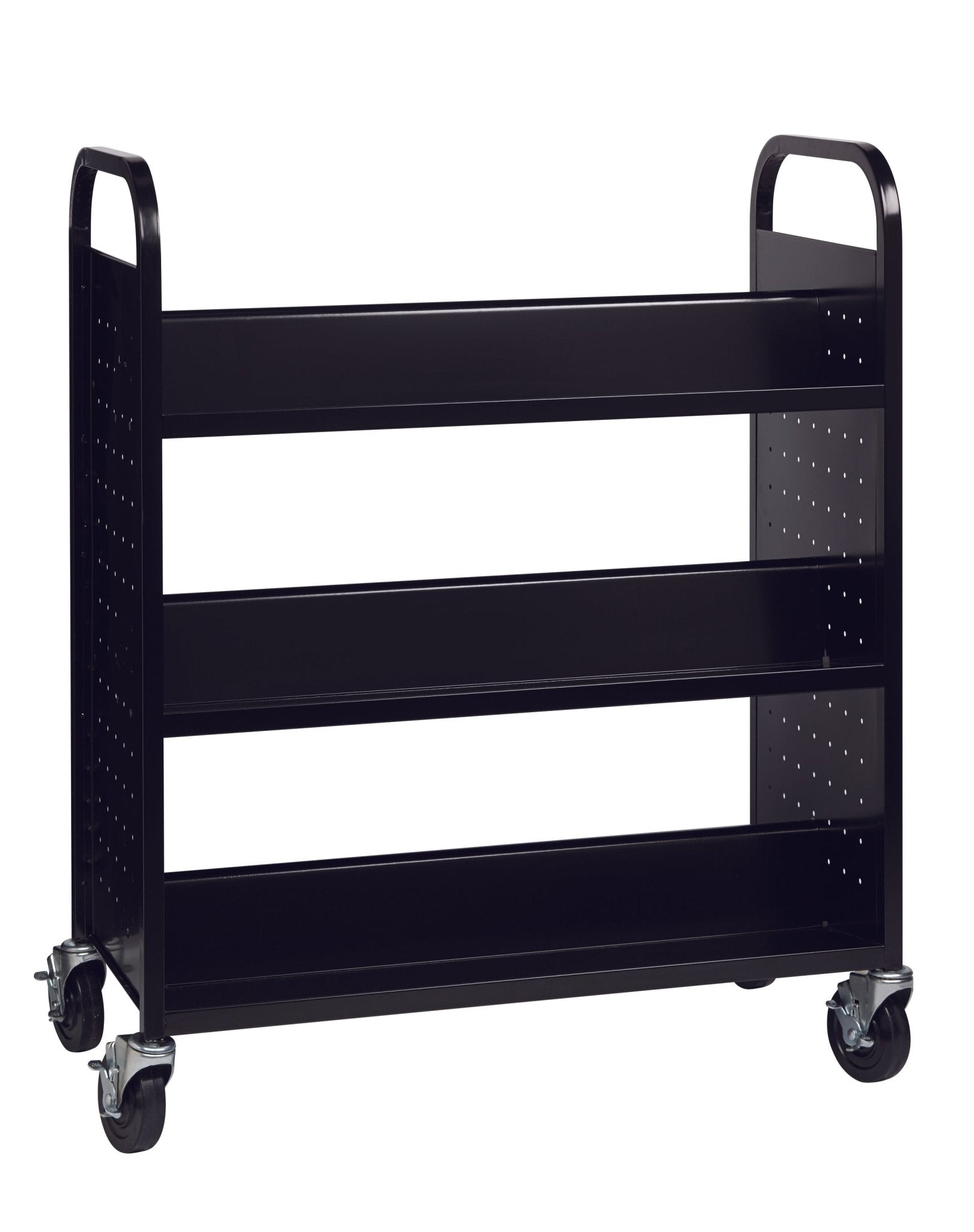 Hirsh Double-sided Mobile Book Cart for Schools - SchoolOutlet