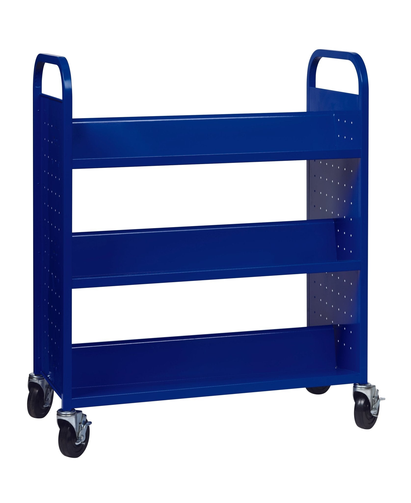 Hirsh Double-sided Mobile Book Cart for Schools - SchoolOutlet