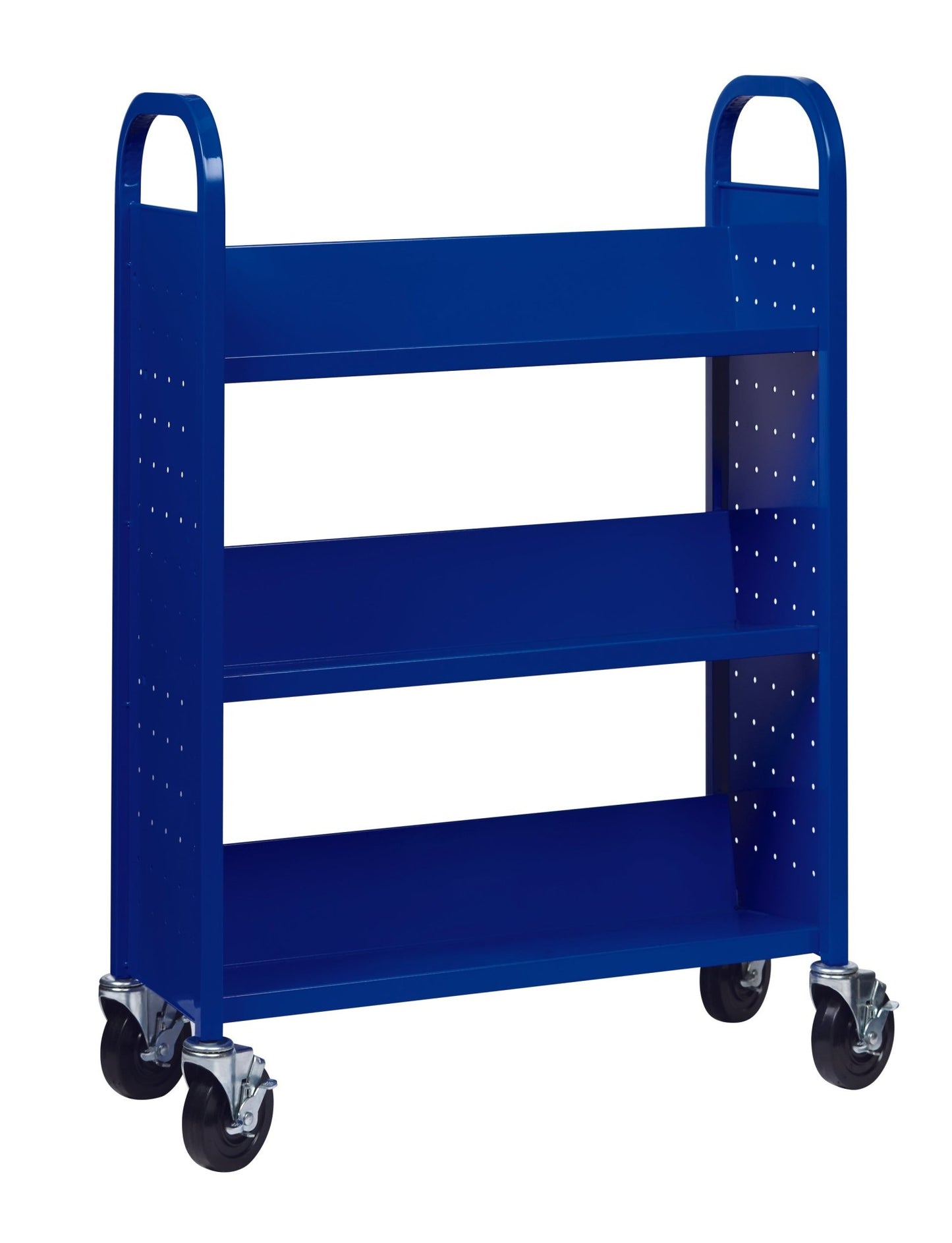 Hirsh Single-sided Mobile Book Cart for Schools - SchoolOutlet