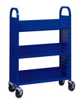 Hirsh Single-sided Mobile Book Cart for Schools - SchoolOutlet