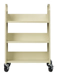 Hirsh Single-sided Mobile Book Cart for Schools - SchoolOutlet