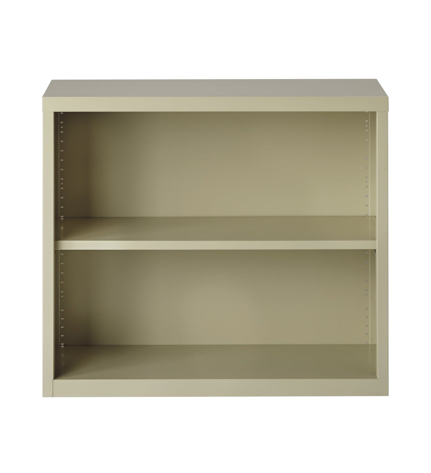 Hirsh 2 Shelf Metal Bookcase, 30in. Height - SchoolOutlet