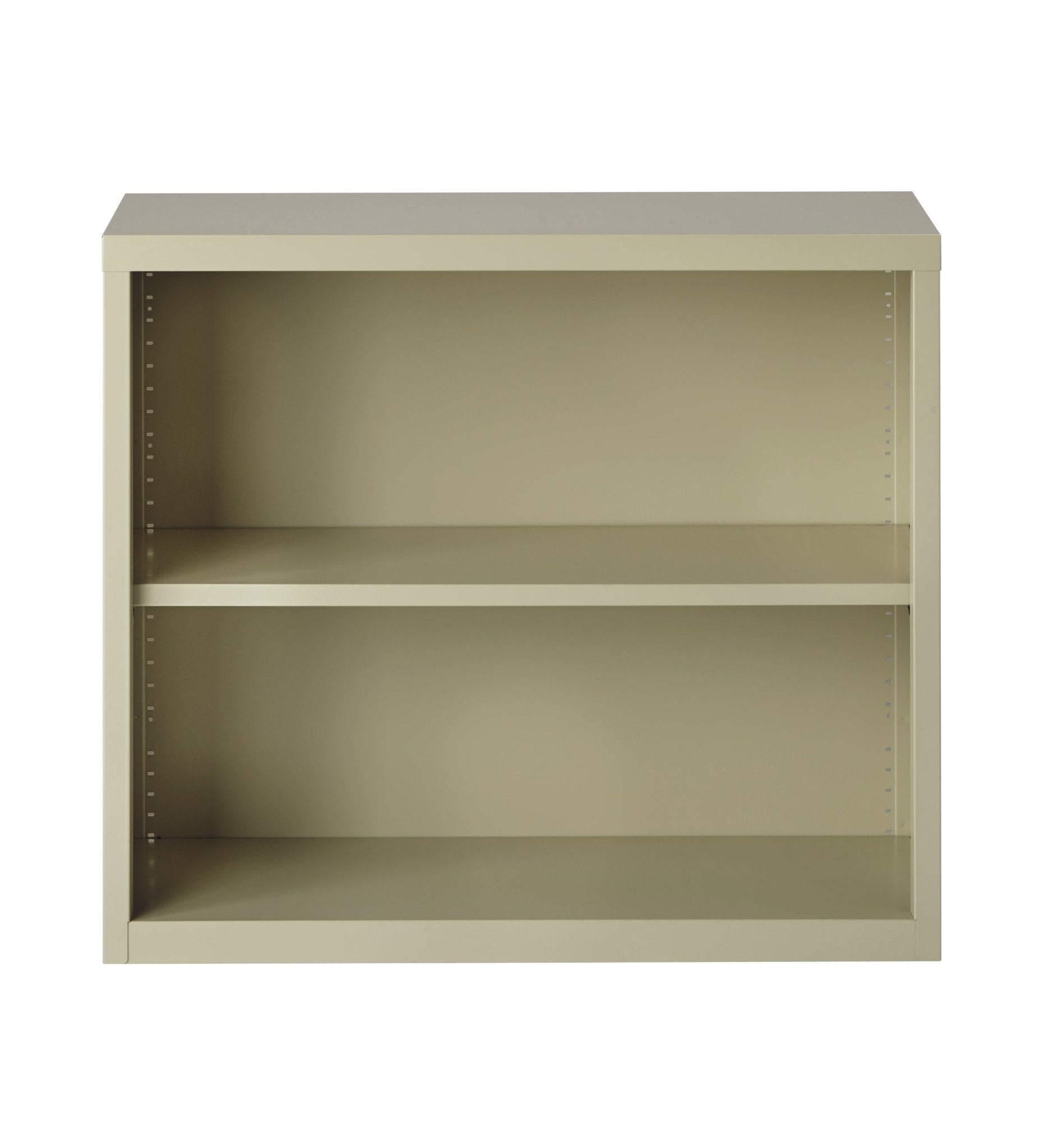Hirsh 2 Shelf Metal Bookcase, 30in. Height - SchoolOutlet
