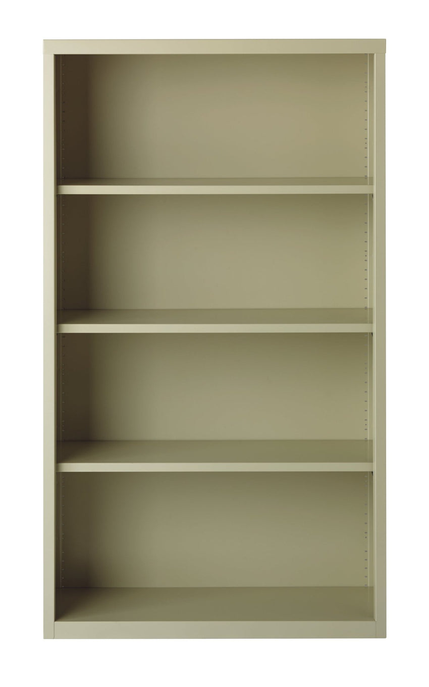 Hirsh 4 Shelf Metal Bookcase, 60in. Height - SchoolOutlet