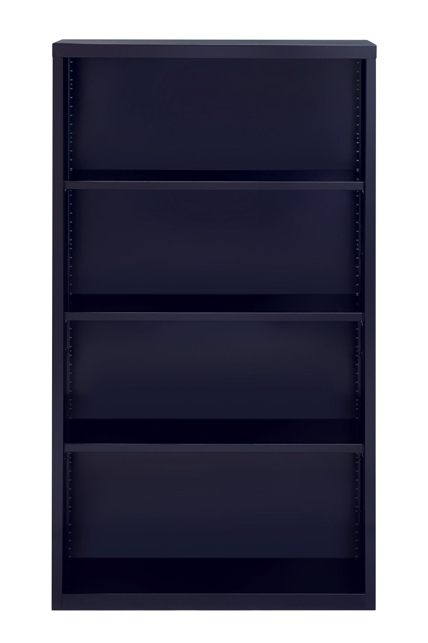 Hirsh 4 Shelf Metal Bookcase, 60in. Height - SchoolOutlet