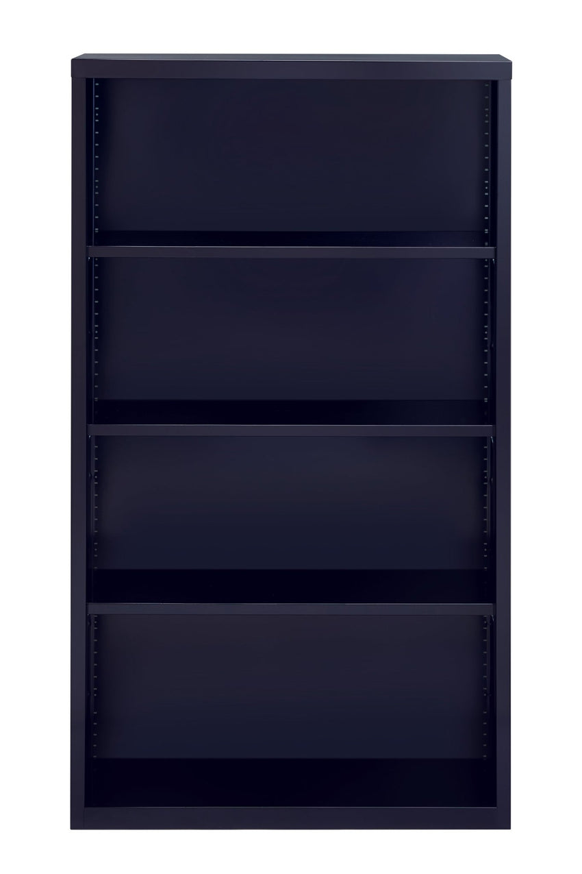 Hirsh 4 Shelf Metal Bookcase, 60in. Height - SchoolOutlet