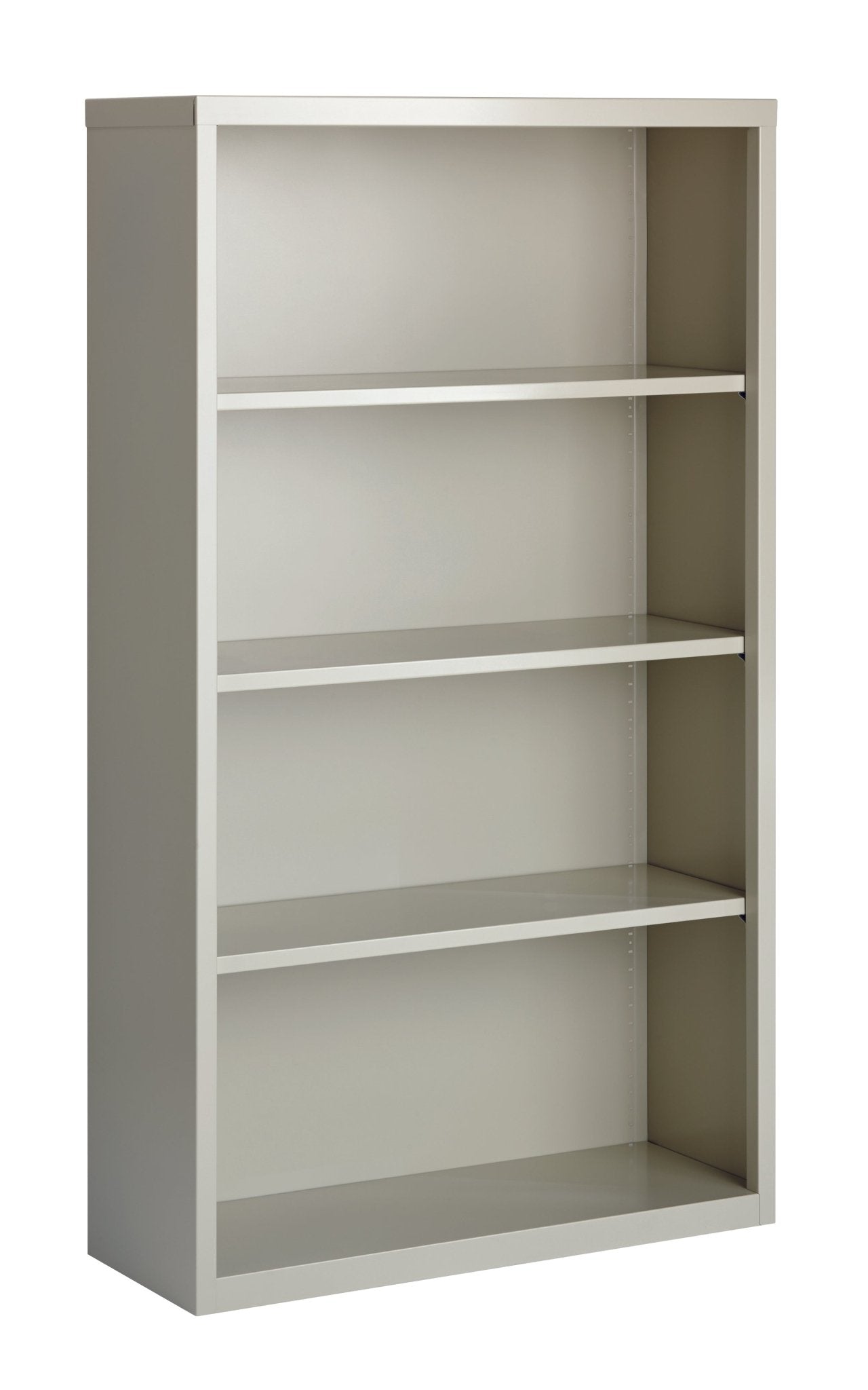 Hirsh 4 Shelf Metal Bookcase, 60in. Height - SchoolOutlet