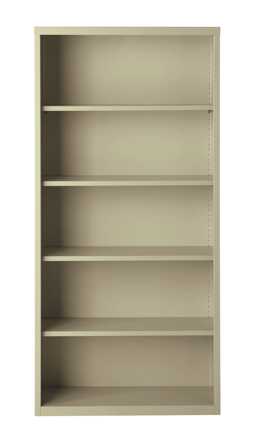 Hirsh 5 Shelf Metal Bookcase, 72in. Height - SchoolOutlet