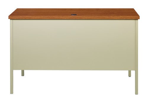 Hirsh Right Hand Single Pedestal File Office Desk for Home, Office, or School, 24"D x 45"W - SchoolOutlet