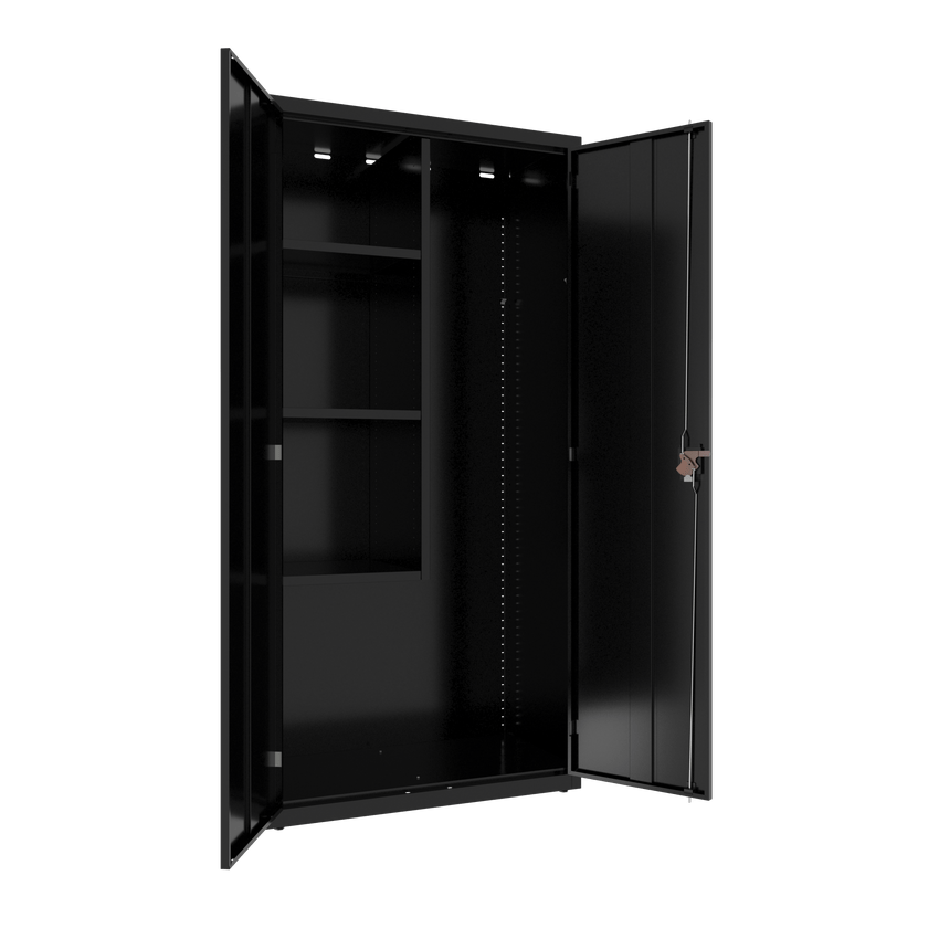 Hirsh Janitorial Cabinet, 18"D x 36"W x 72"H - SchoolOutlet