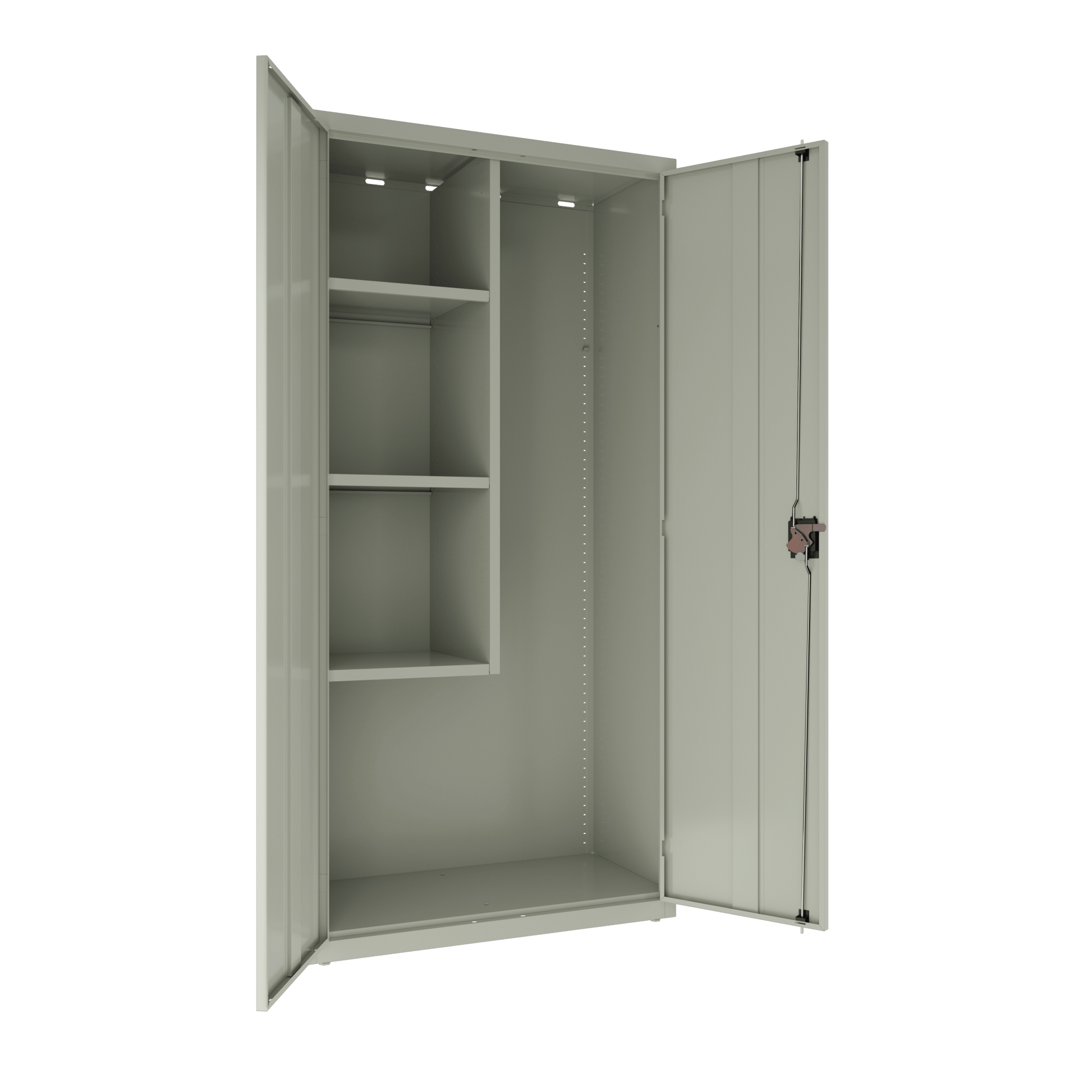 Hirsh Janitorial Cabinet, 18"D x 36"W x 72"H - SchoolOutlet