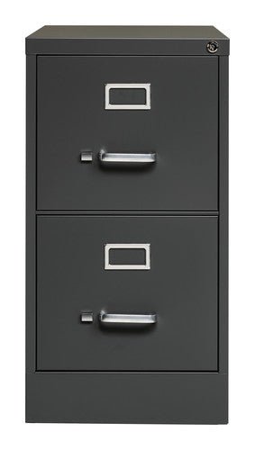 Hirsh 26.5" Deep 2 Drawer Letter Width Vertical File Cabinet, Commercial Grade - SchoolOutlet