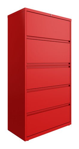 Hirsh 36 Inch Wide Metal Lateral File Cabinet for Home and Office, Holds Letter, Legal and A4 Hanging Folders - SchoolOutlet