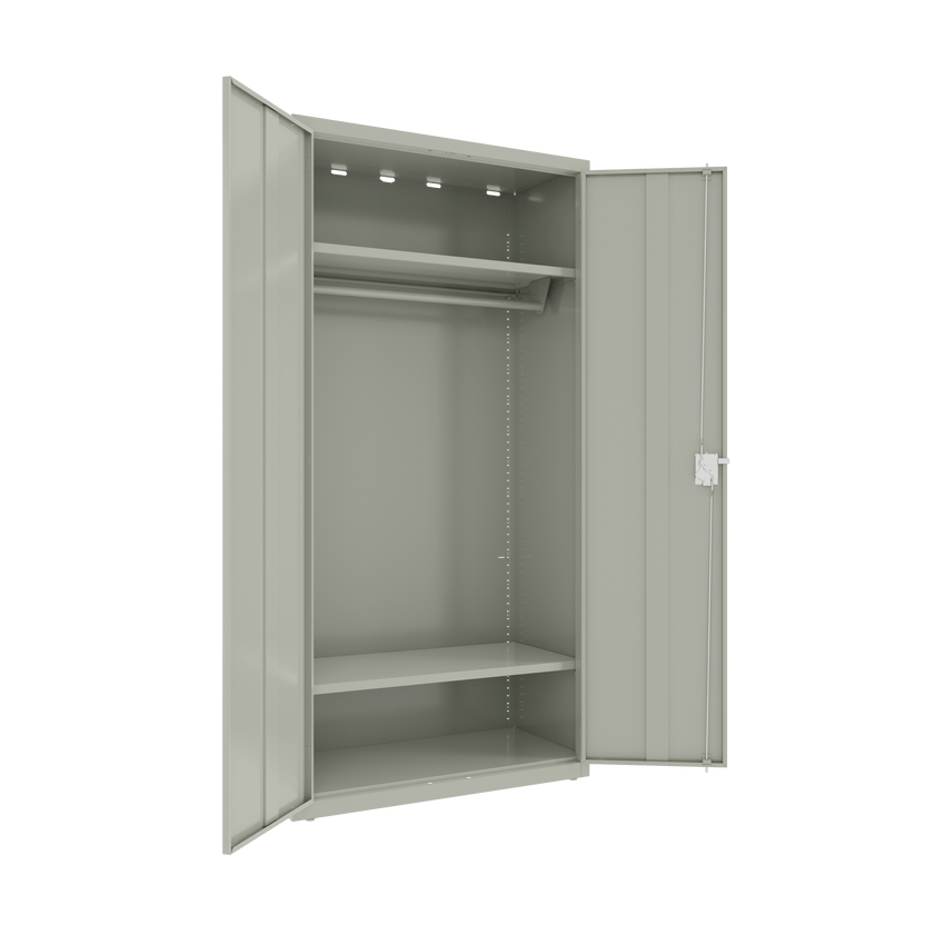 Hirsh Wardrobe Cabinet, 18"D x 36"W x 72"H - SchoolOutlet