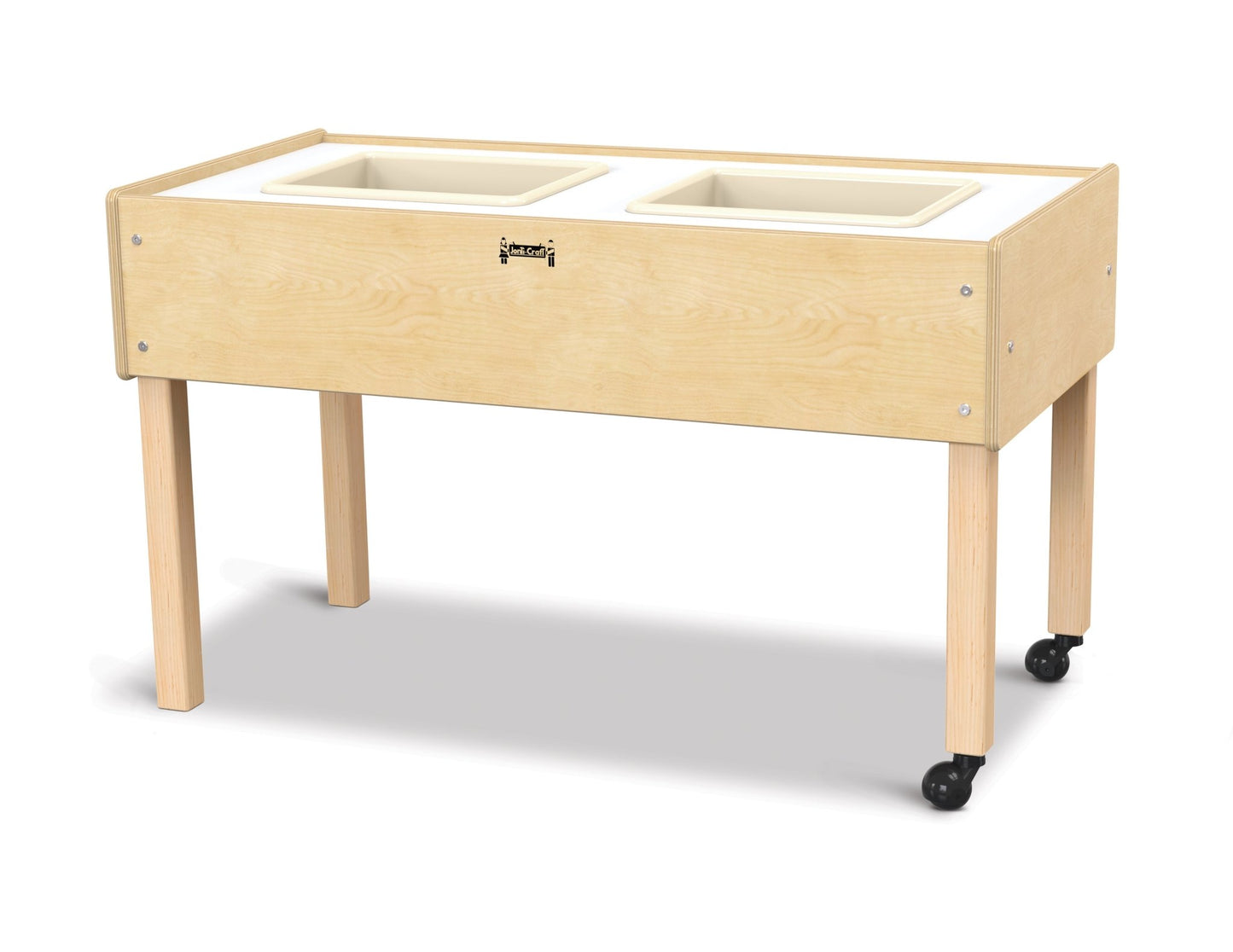 Jonti-Craft Sensory Sand and Water Table with Two Tubs (Jonti-Craft JON-0485JC) - SchoolOutlet