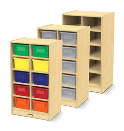 Jonti-Craft Baltic Birch 10-Cubby Mobile Storage Unit with out Trays (Jonti-Craft JON-0610JC)