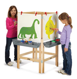 Jonti-Craft Four-Way Adjustable Easel (Jonti-Craft JON-0654JC)