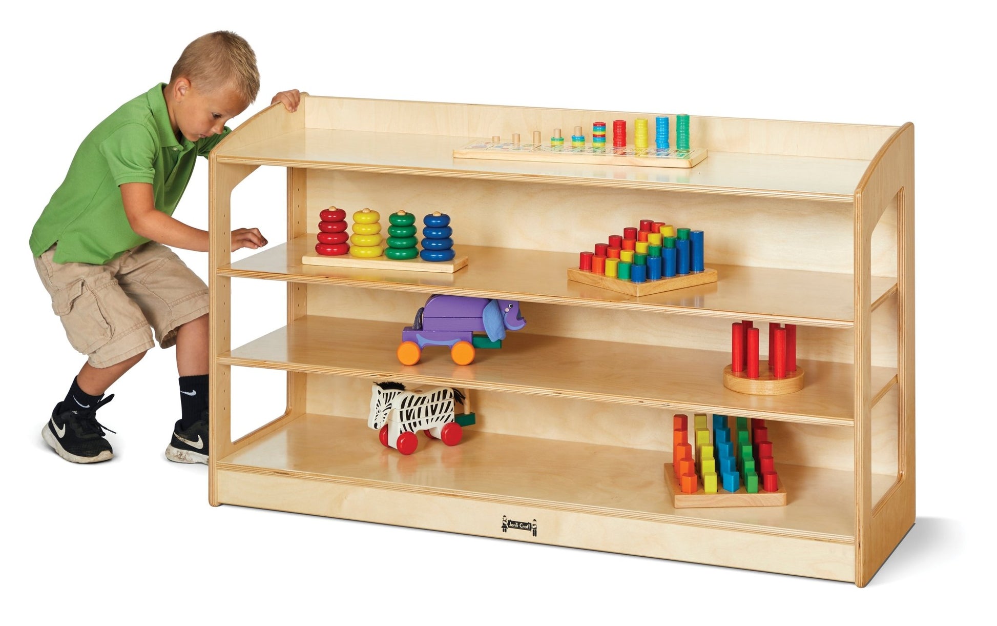 Jonti-Craft Ridgetop Storage - Sideline View (Jonti-Craft JON-1181JCPW) - SchoolOutlet