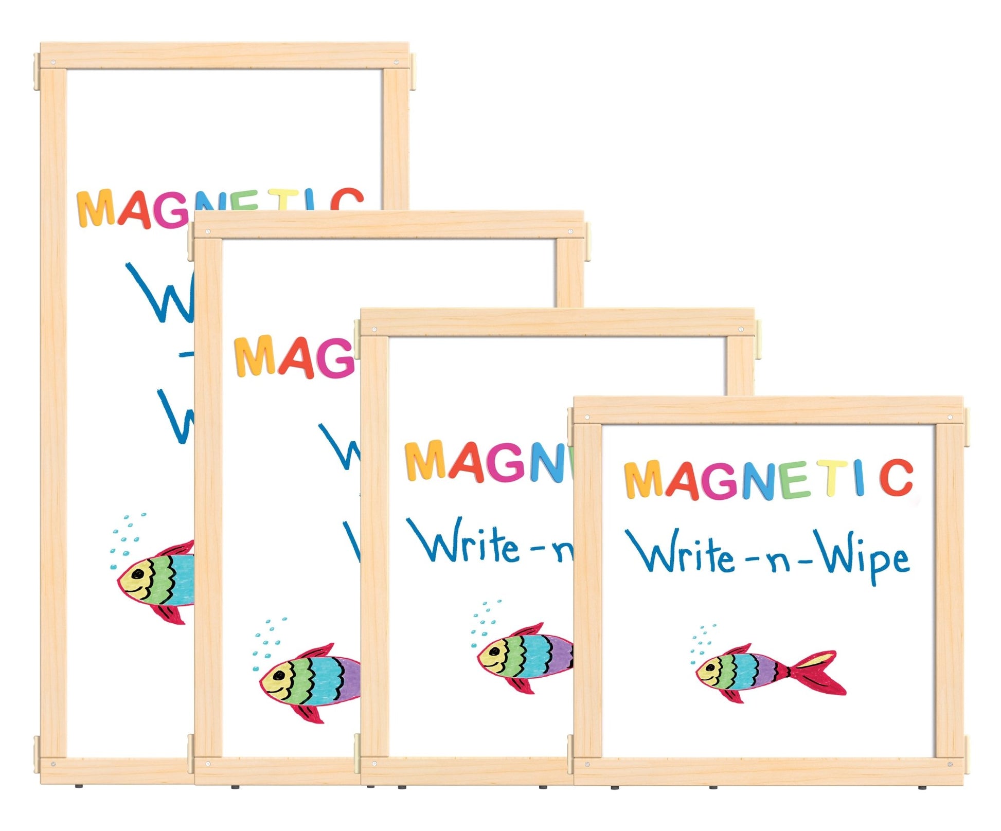 Jonti-Craft KYDZ Suite Panel - S-height - 24" Wide - Magnetic Write-n-Wipe (Jonti-Craft JON-1510JCSMG) - SchoolOutlet