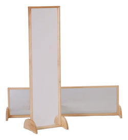 Jonti-Craft Acrylic Freestanding Mirror With Wood Frame (Jonti-Craft JON-2171JC)