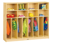 Jonti-Craft Baltic Birch Neat-n-Trim Lockers 60" (Jonti-Craft JON-2685JC)