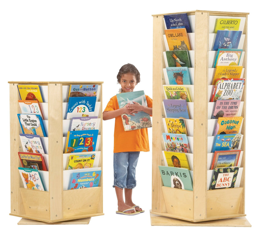 Jonti-Craft Revolving Literacy Tower 57 1/2" (Jonti-Craft JON-3550JC) - SchoolOutlet