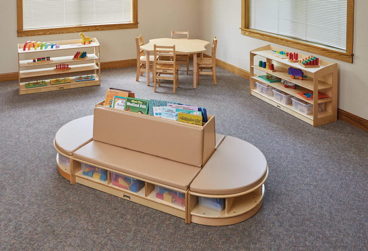 Jonti-Craft Read-a-Round Semi - Wheat (Jonti-Craft JON-37440JC) - SchoolOutlet