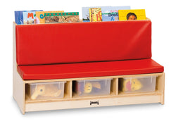 Jonti-Craft Literacy Couch - Red (Jonti-Craft JON-37480JC)