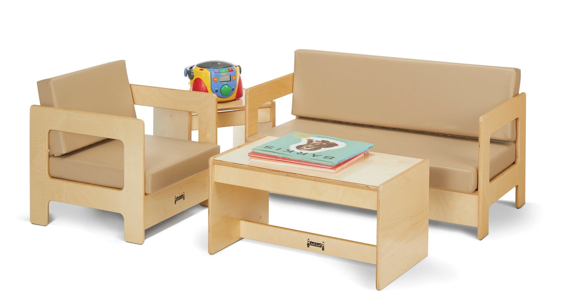 Jonti-Craft Living Room Couch - Wheat (Jonti-Craft JON-3782JC) - SchoolOutlet