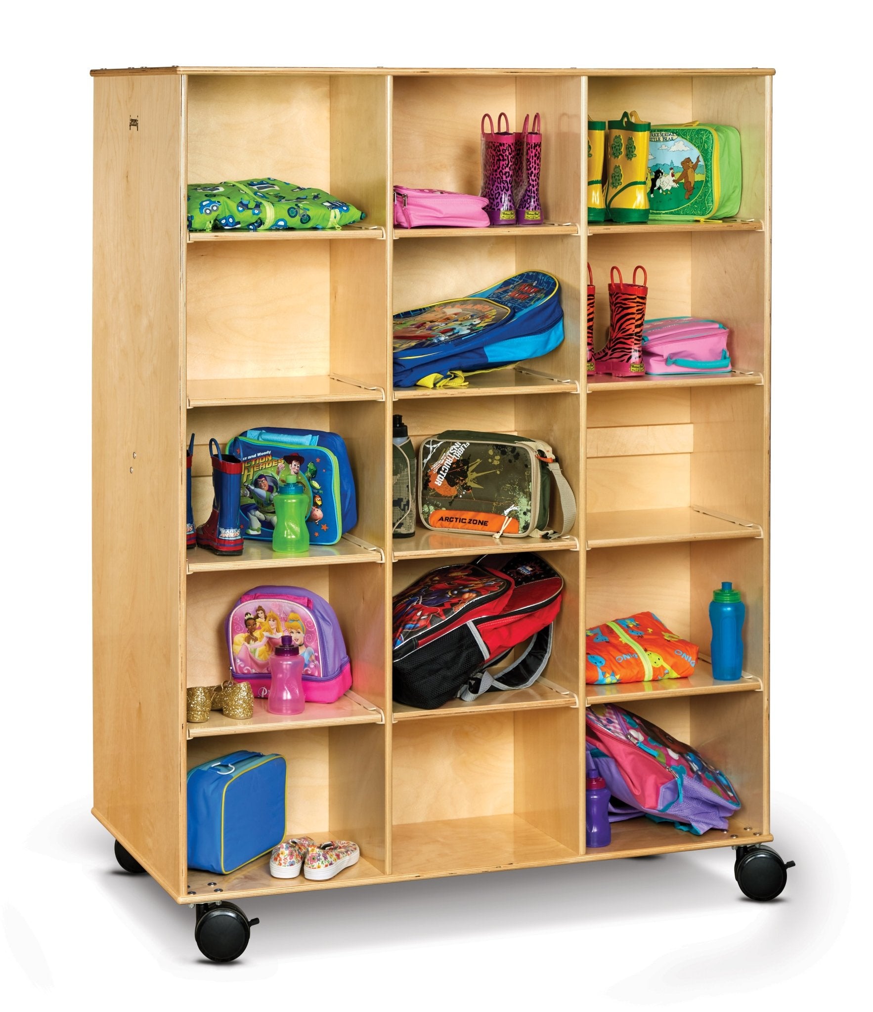 Jonti-Craft Baltic Birch 30-Opening Locker Unit (Jonti-Craft JON-3915JC) - SchoolOutlet