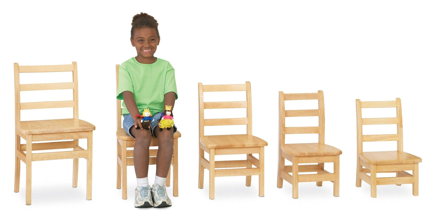 Jonti-Craft Ladder Back Chairs - Set of Two 10" (Jonti-Craft JON-5910JC2) - SchoolOutlet