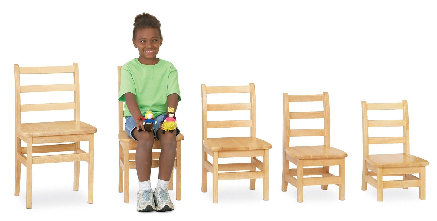 Jonti-Craft Ladder Back Chairs - Set of Two 16" (Jonti-Craft JON-5916JC2) - SchoolOutlet