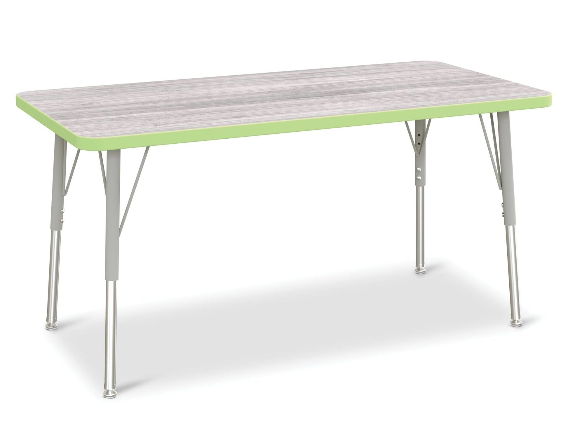 Jonti-Craft Rectangle Activity Table with Heavy Duty Laminate Top (24" x 48") Height Adjustable Legs - 4th Grade to Adult - SchoolOutlet