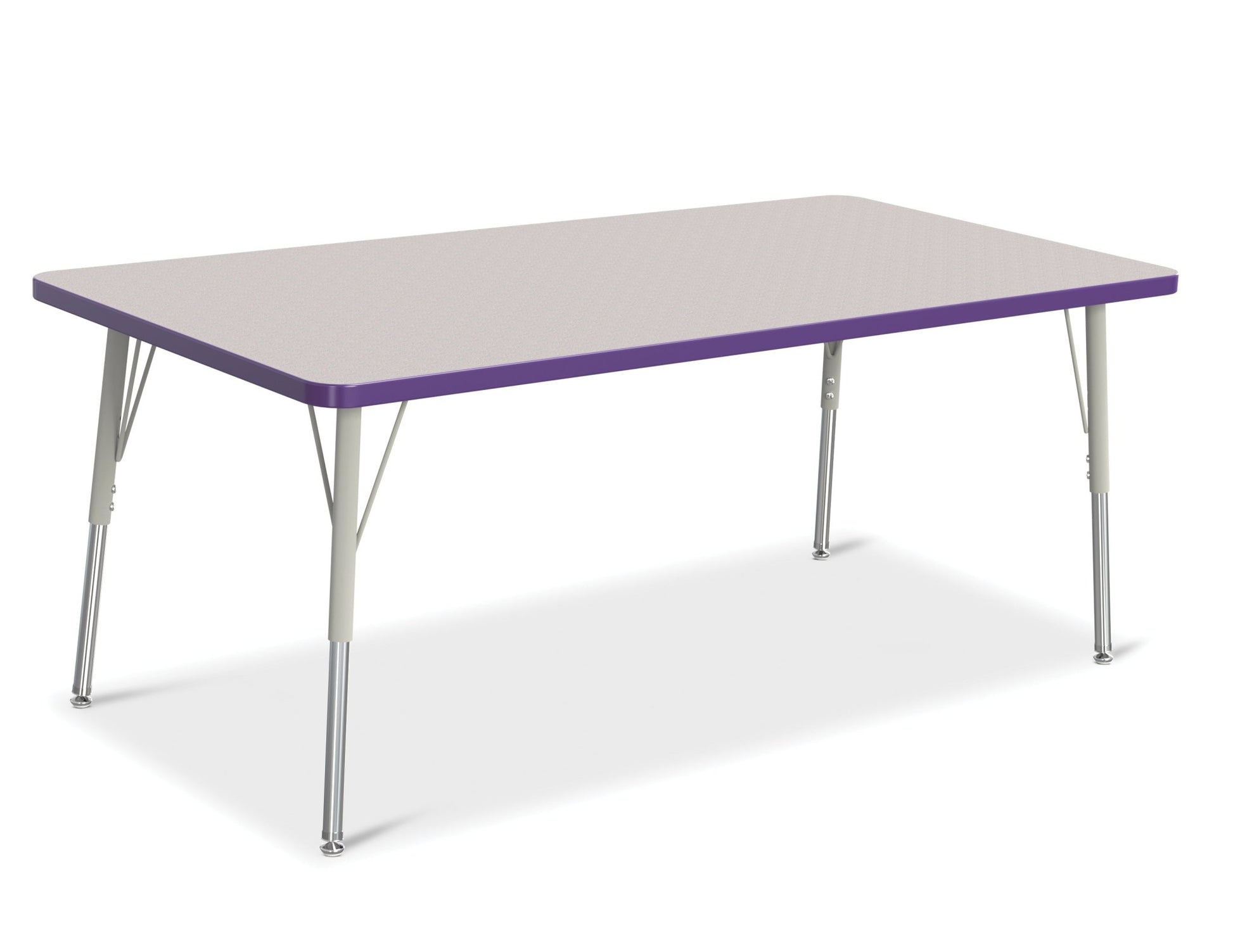 Jonti-Craft Rectangle Activity Table with Heavy Duty Laminate Top (30" x 60") Height Adjustable Legs - 4th Grade to Adult - SchoolOutlet