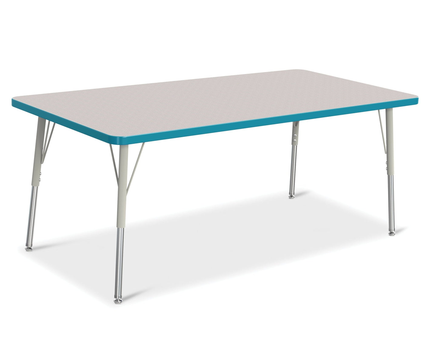 Jonti-Craft Rectangle Activity Table with Heavy Duty Laminate Top (30" x 60") Height Adjustable Legs - 4th Grade to Adult - SchoolOutlet