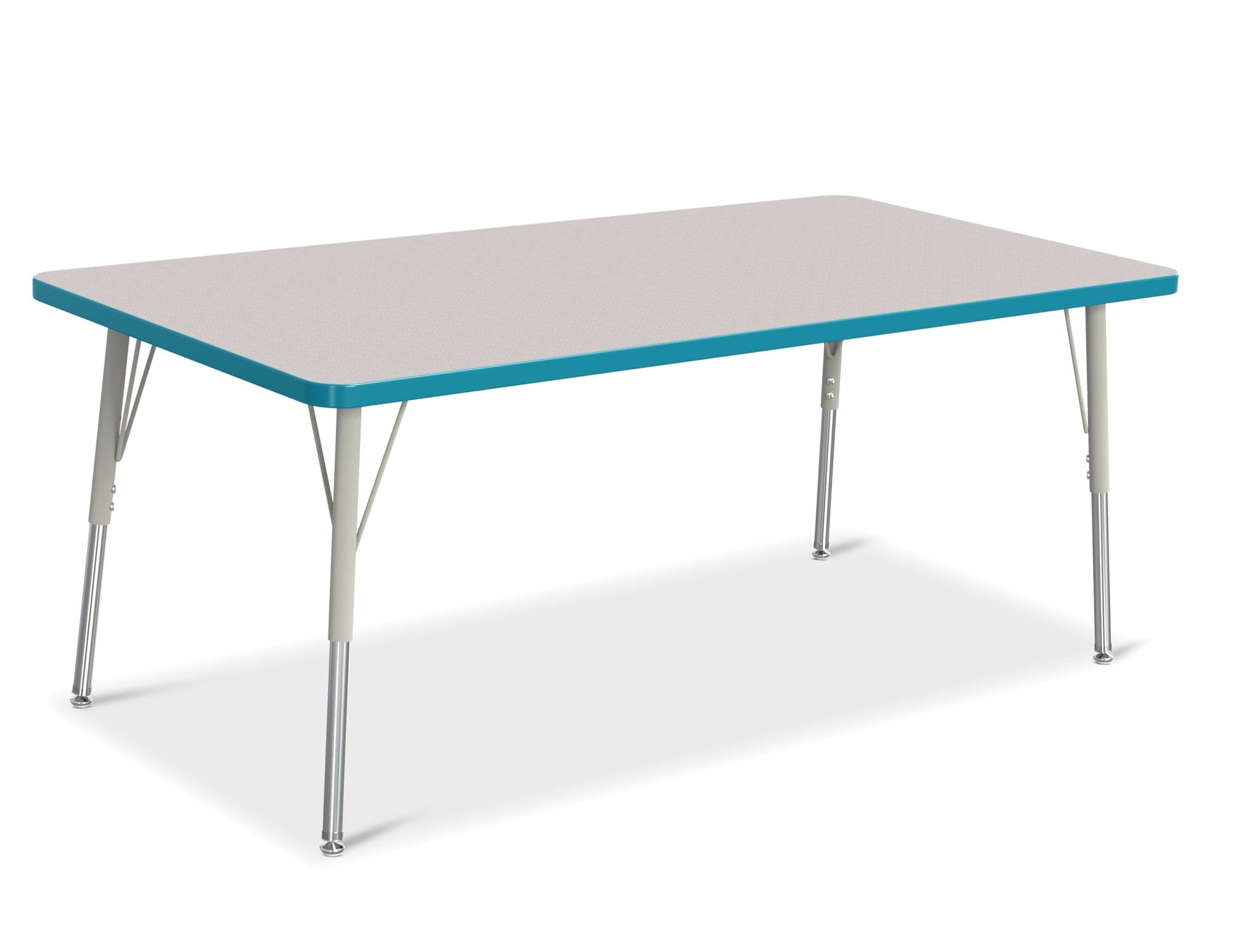 Jonti-Craft Rectangle Activity Table with Heavy Duty Laminate Top (30" x 60") Height Adjustable Legs - 4th Grade to Adult - SchoolOutlet