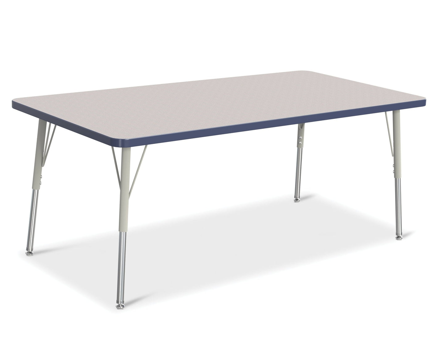 Jonti-Craft Rectangle Activity Table with Heavy Duty Laminate Top (30" x 60") Height Adjustable Legs - 4th Grade to Adult - SchoolOutlet