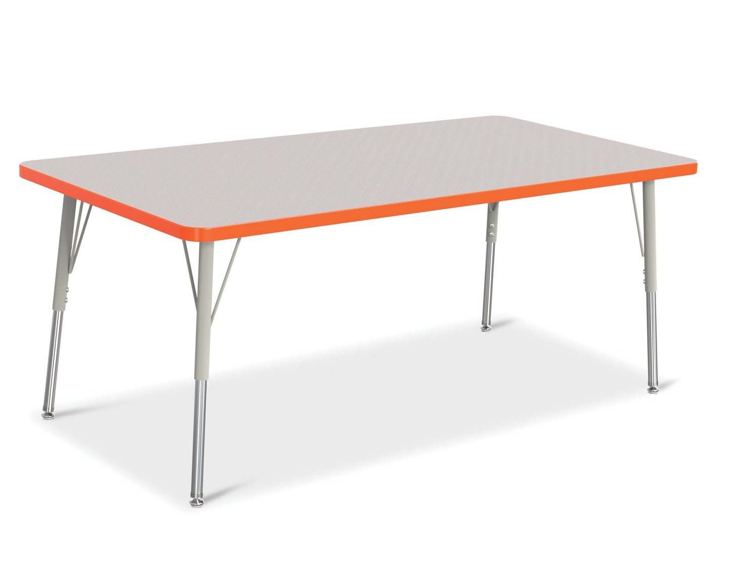 Jonti-Craft Rectangle Activity Table with Heavy Duty Laminate Top (30" x 60") Height Adjustable Legs - 4th Grade to Adult - SchoolOutlet