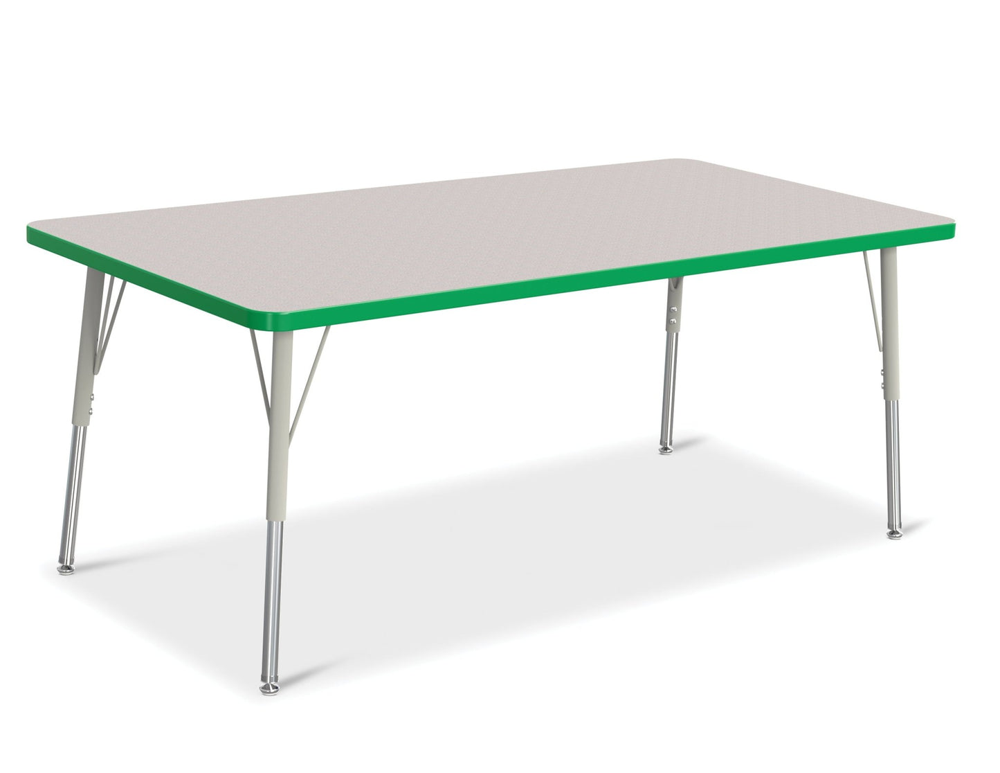 Jonti-Craft Rectangle Activity Table with Heavy Duty Laminate Top (30" x 60") Height Adjustable Legs - 4th Grade to Adult - SchoolOutlet