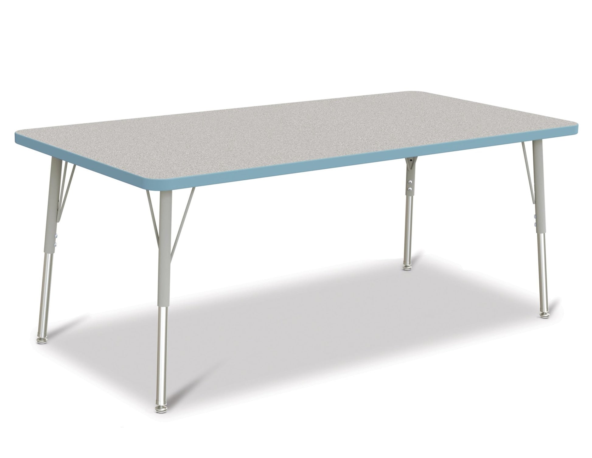 Jonti-Craft Rectangle Activity Table with Heavy Duty Laminate Top (30" x 60") Height Adjustable Legs - 4th Grade to Adult - SchoolOutlet