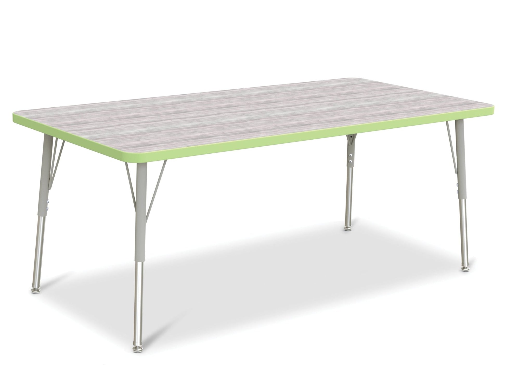 Jonti-Craft Rectangle Activity Table with Heavy Duty Laminate Top (30" x 60") Height Adjustable Legs - 4th Grade to Adult - SchoolOutlet