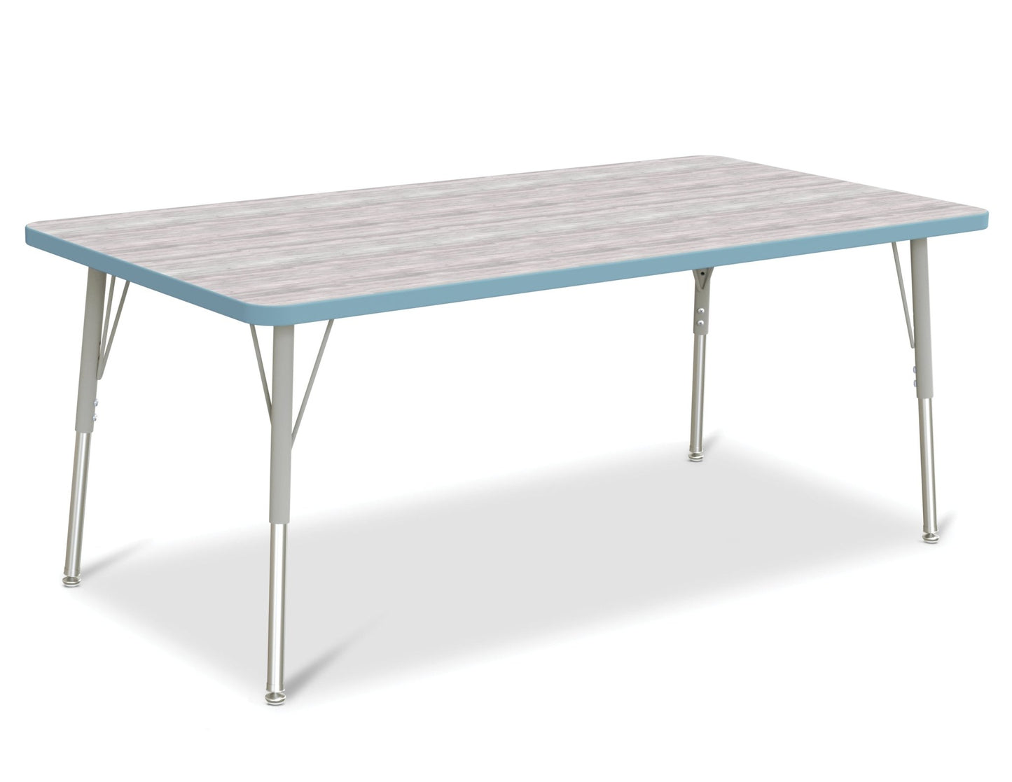 Jonti-Craft Rectangle Activity Table with Heavy Duty Laminate Top (30" x 60") Height Adjustable Legs - 4th Grade to Adult - SchoolOutlet