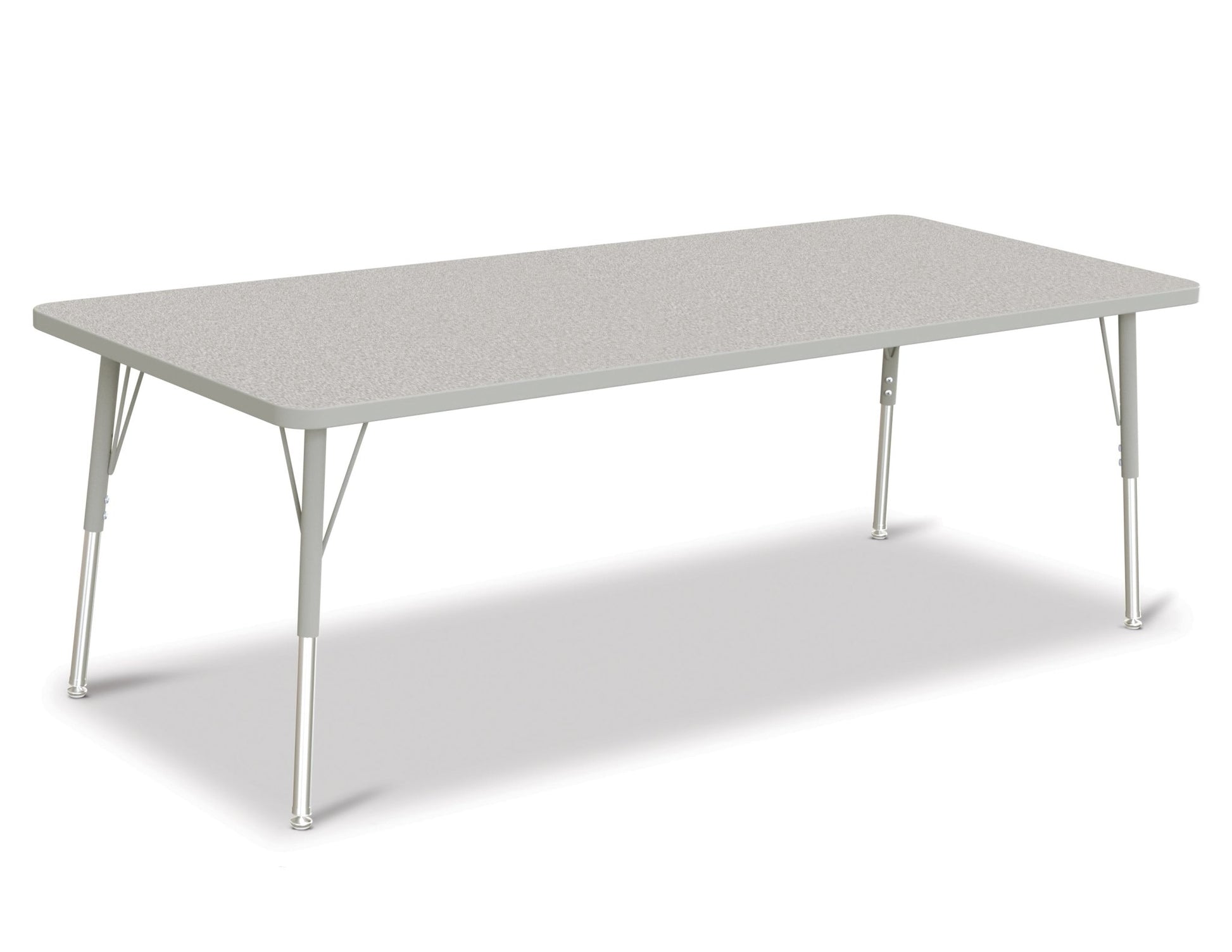 Jonti-Craft Rectangle Activity Table with Heavy Duty Laminate Top (30" x 72") Height Adjustable Legs - 4th Grade to Adult - SchoolOutlet
