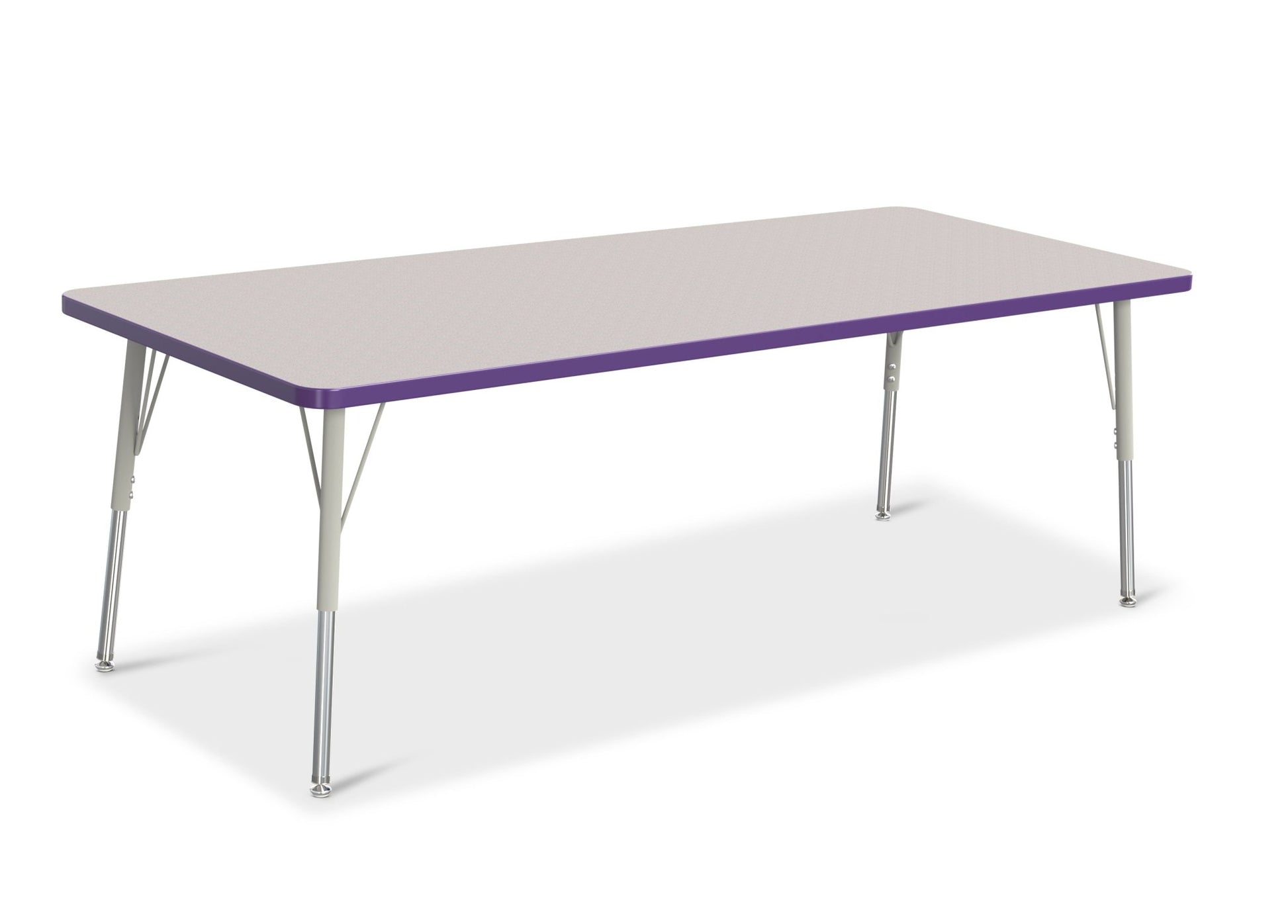 Jonti-Craft Rectangle Activity Table with Heavy Duty Laminate Top (30" x 72") Height Adjustable Legs - 4th Grade to Adult - SchoolOutlet