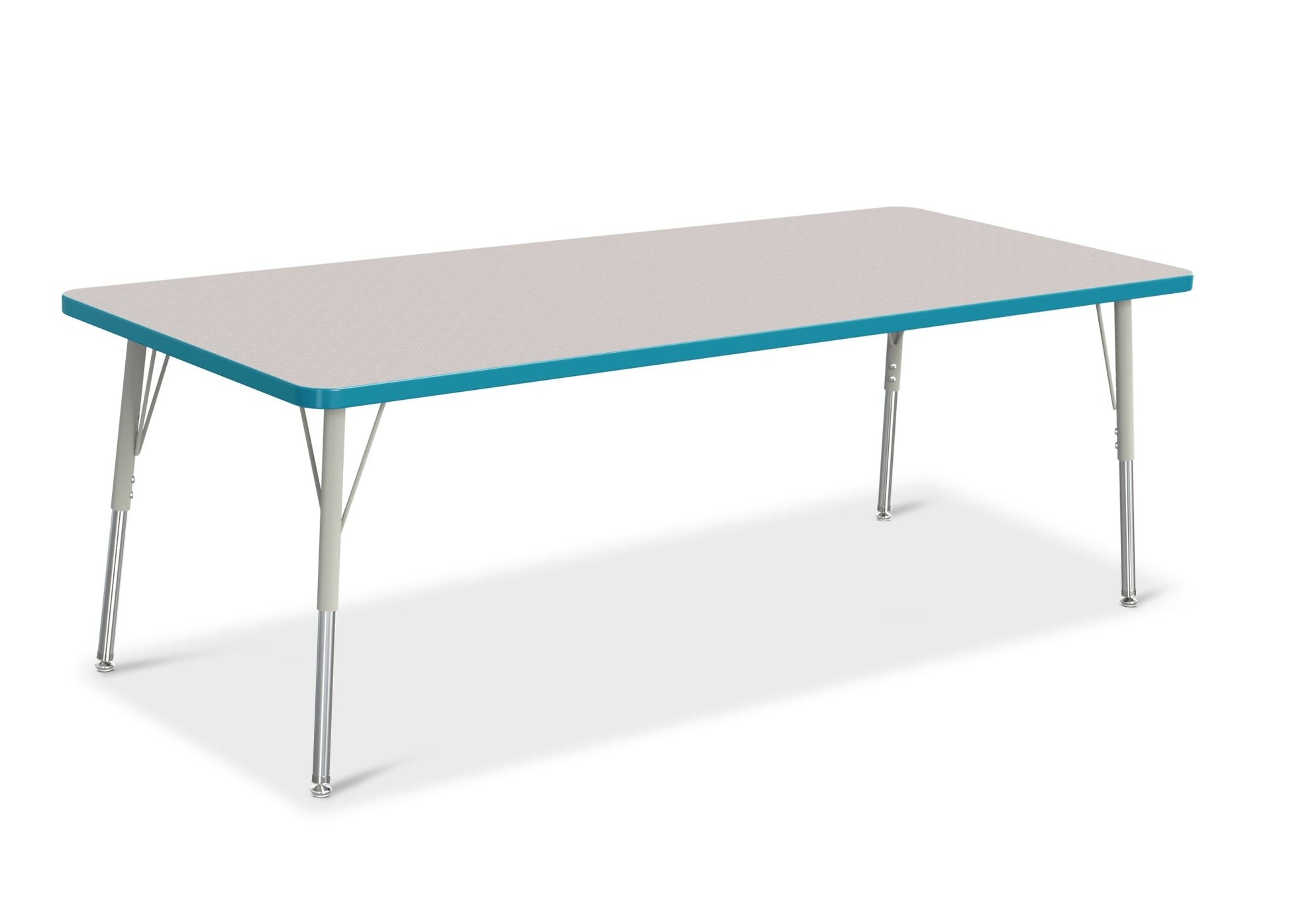 Jonti-Craft Rectangle Activity Table with Heavy Duty Laminate Top (30" x 72") Height Adjustable Legs - 4th Grade to Adult - SchoolOutlet