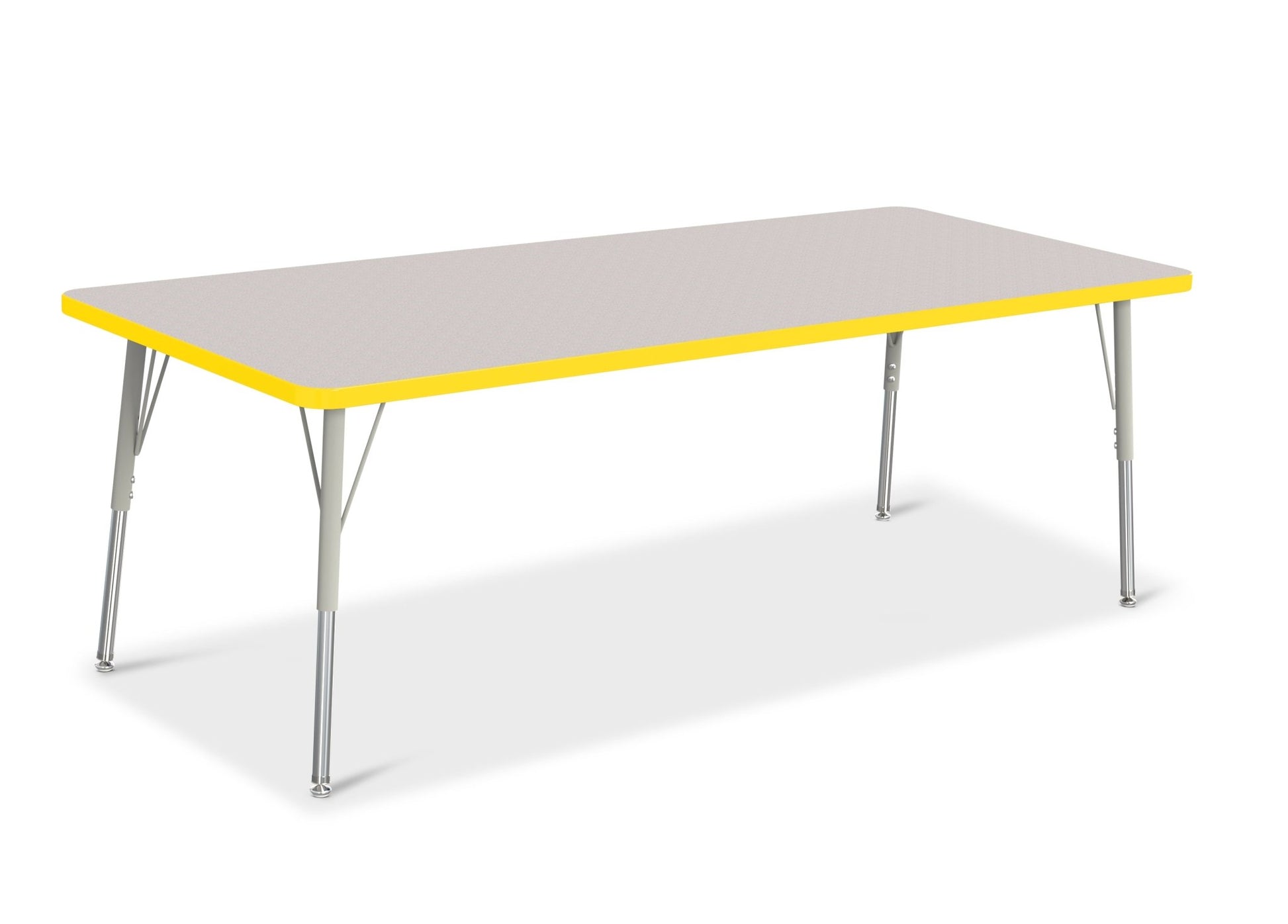 Jonti-Craft Rectangle Activity Table with Heavy Duty Laminate Top (30" x 72") Height Adjustable Legs - 4th Grade to Adult - SchoolOutlet