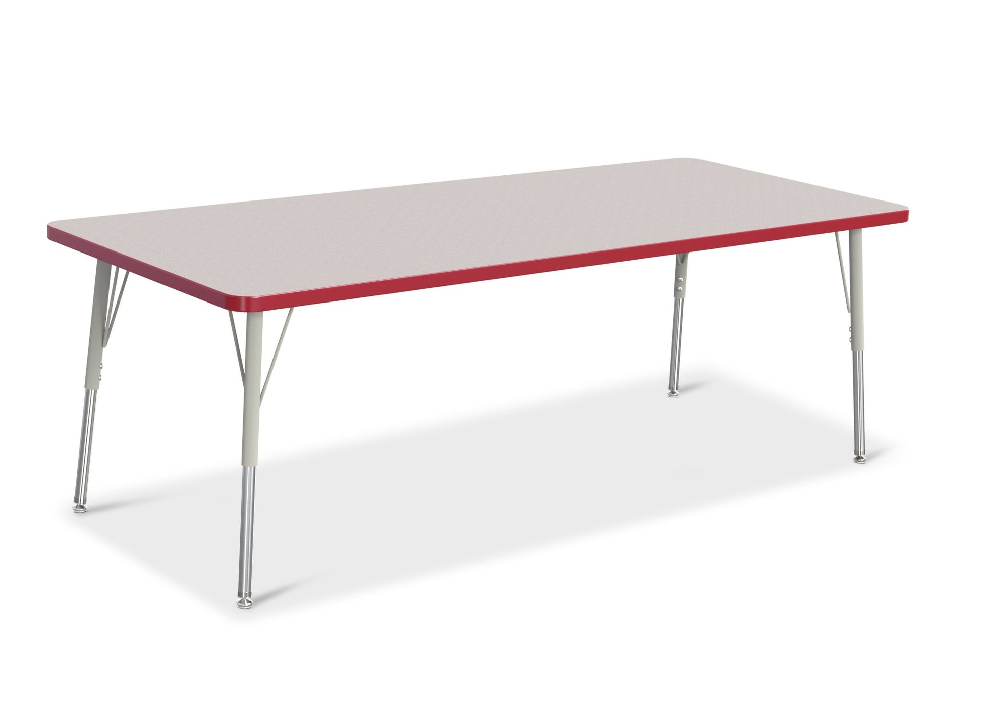 Jonti-Craft Rectangle Activity Table with Heavy Duty Laminate Top (30" x 72") Height Adjustable Legs - 4th Grade to Adult - SchoolOutlet