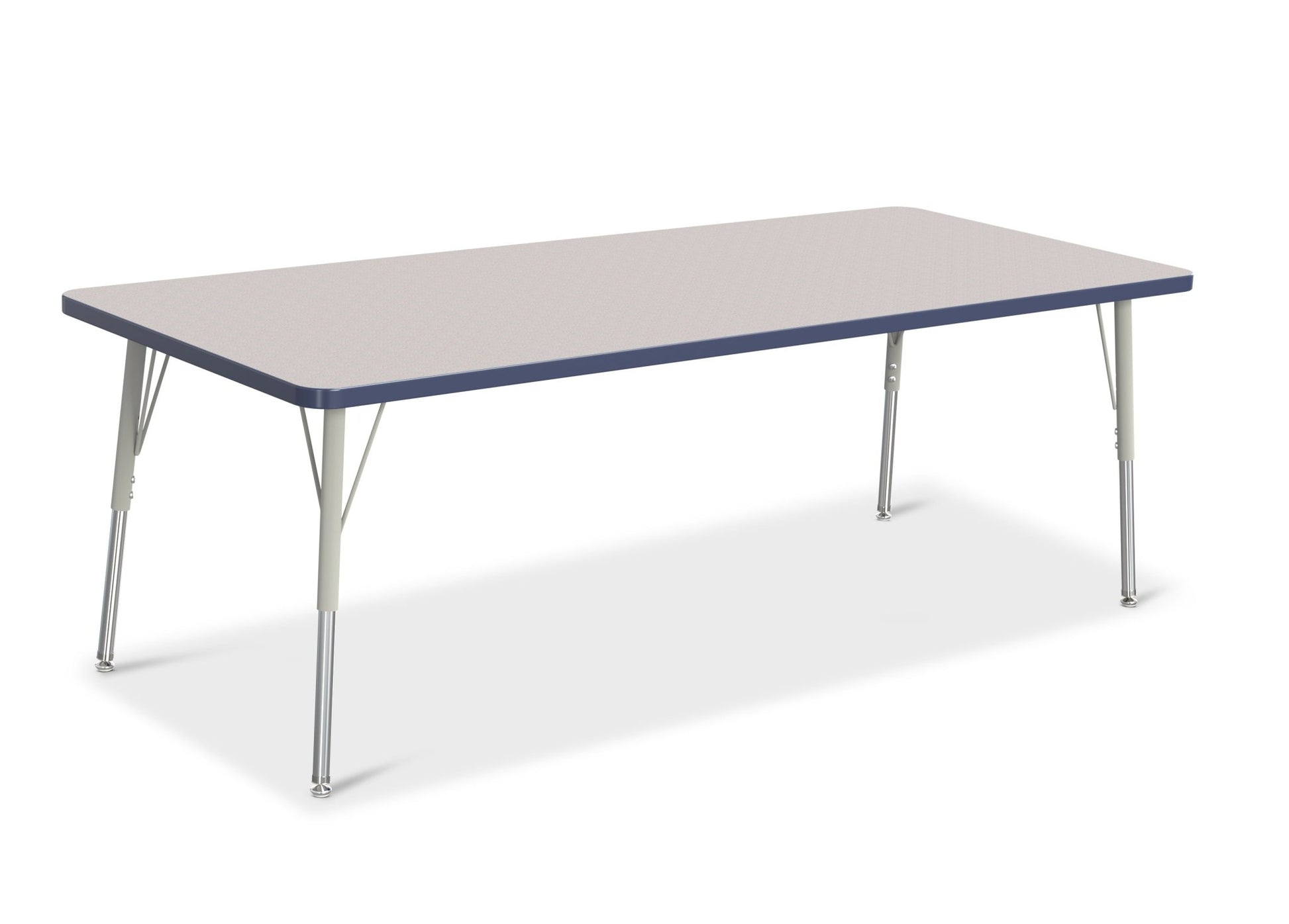 Jonti-Craft Rectangle Activity Table with Heavy Duty Laminate Top (30" x 72") Height Adjustable Legs - 4th Grade to Adult - SchoolOutlet